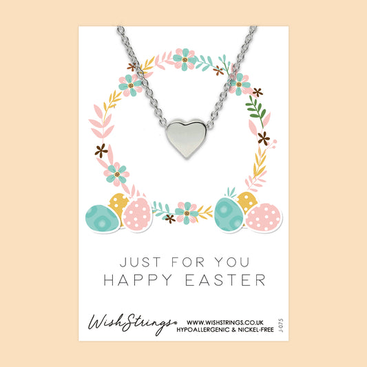 JUST FOR YOU, EASTER - Heart Necklace - J075