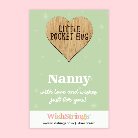 Nanny - Oak Pocket Hug Token | J078