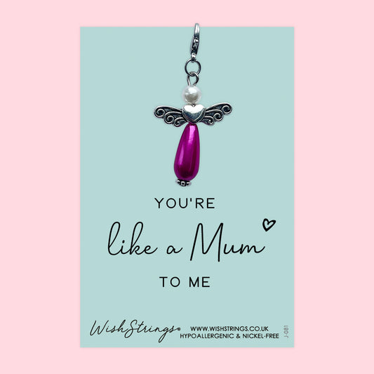 LIKE A MUM TO ME - Wish Angels, Clip on Keepsake | J081