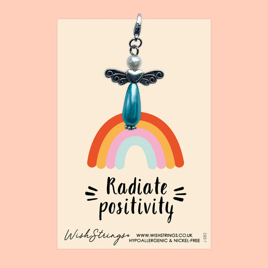 RADIATE POSITIVITY - Wish Angels, Clip on Keepsake | J082