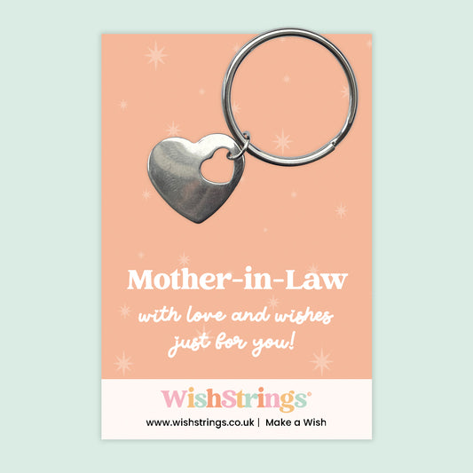 Mother-in-Law - Heart Keyring - J082-KR