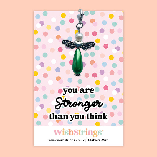 You Are Stronger Than You Think - Wish Angels, Clip on Keepsake | J083