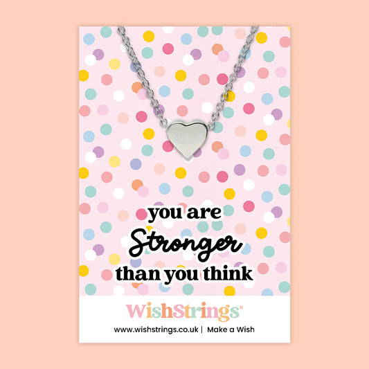 FRIENDS ARE LIKE STARS - Heart Necklace - J083