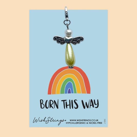 BORN THIS WAY - Wish Angels, Clip on Keepsake | J086