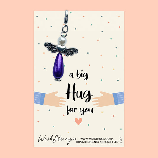 A BIG HUG - Wish Angels, Clip on Keepsake | J087