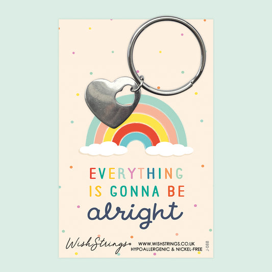 BE ALRIGHT - HEART KEYRING - J088-KR