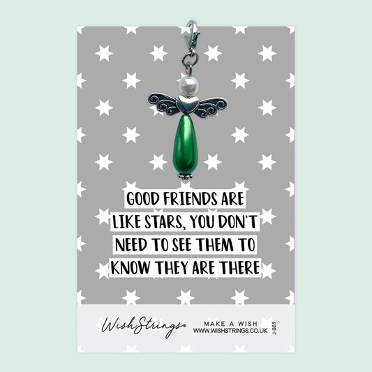 FRIENDS ARE LIKE STARS - Wish Angels, Clip on Keepsake | J089