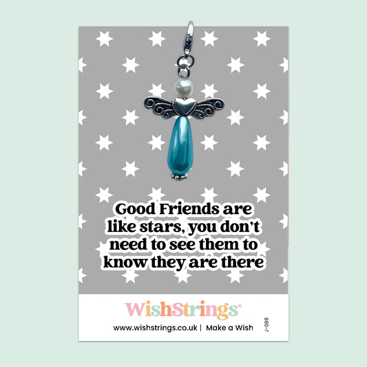 FRIENDS ARE LIKE STARS - Wish Angels, Clip on Keepsake | J089