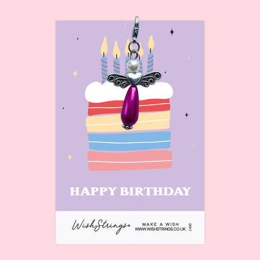 HAPPY BIRTHDAY - Wish Angels, Clip on Keepsake | J090