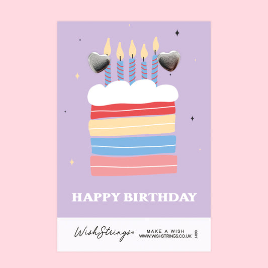 HAPPY BIRTHDAY - Heart Stud Earrings | J090