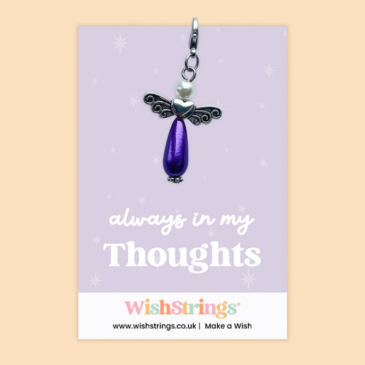 Always In My Thoughts - Wish Angels, Clip on Keepsake | J091