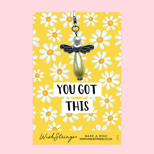 YOU GOT THIS - Wish Angels, Clip on Keepsake | J093