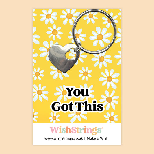 You Got This - Heart Keyring - J093-KR