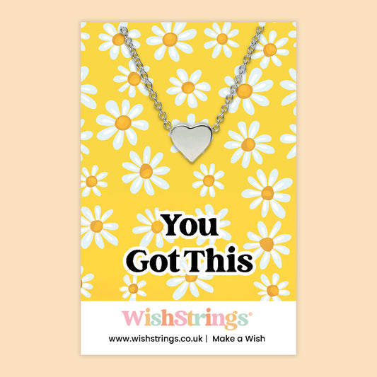 You Got This - Heart Necklace - J093