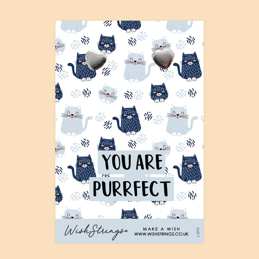 PURRFECT - Heart Stud Earrings | J094