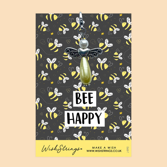 BEE HAPPY - Wish Angels, Clip on Keepsake | J095