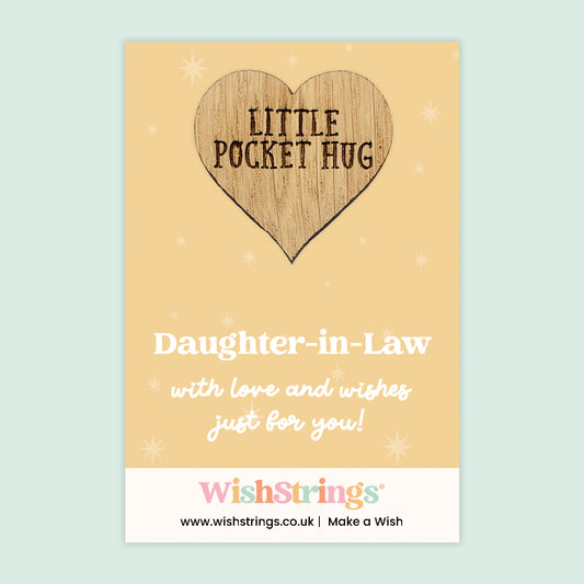 Daughter-in-Law - Oak Pocket Hug Token | J095