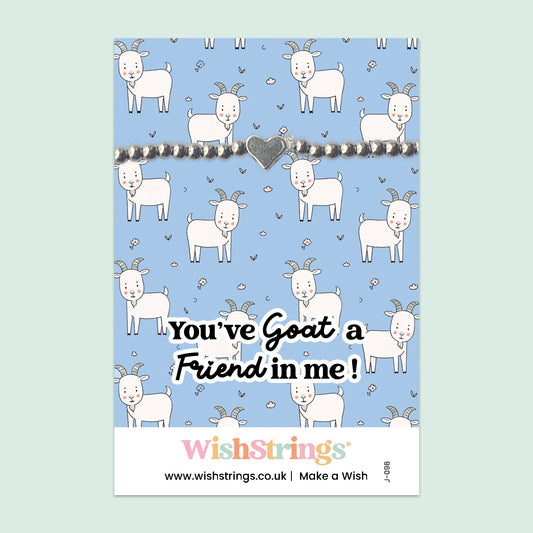 You’ve Goat a Friend in Me - Heart Beaded Bracelet - J098