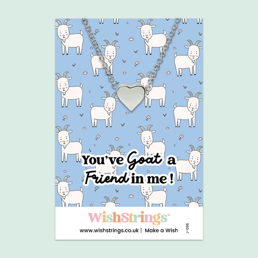 You’ve Goat a Friend in Me - Heart Necklace - J098