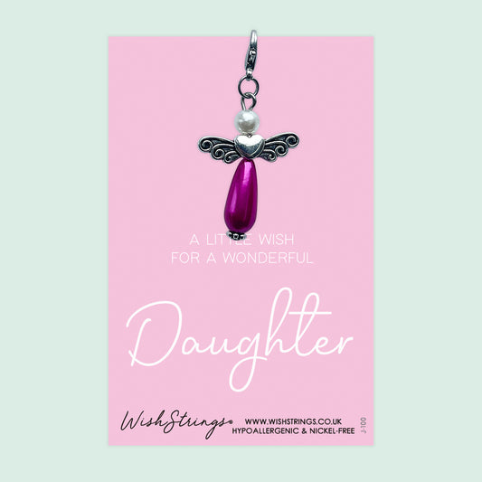 DAUGHTER - Wish Angels, Clip on Keepsake | J100