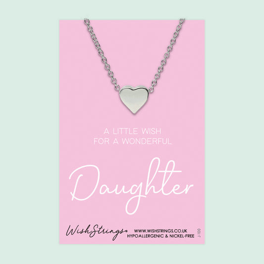 DAUGHTER - HEART NECKLACE - J100