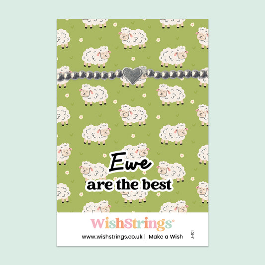 Ewe Are the Best - Heart Beaded Bracelet - J101