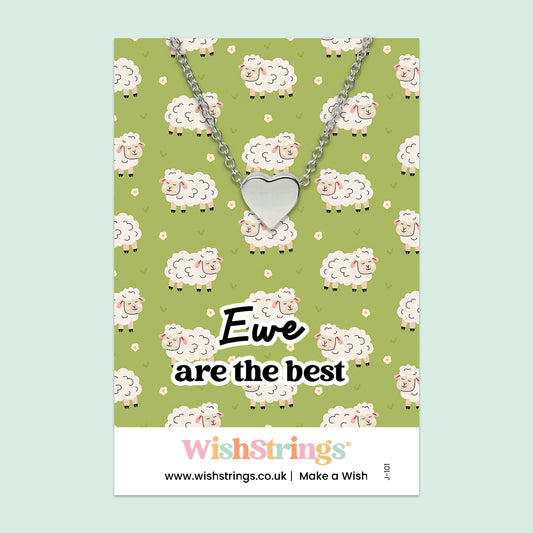 Ewe Are the Best - Heart Necklace - J101