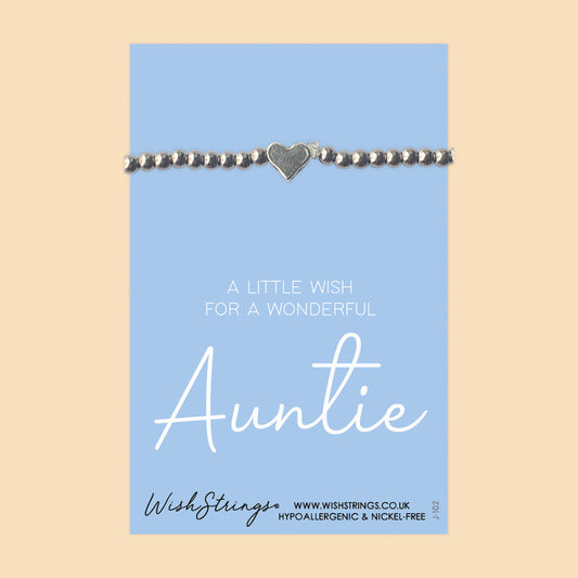 AUNTIE - Heart Beaded Bracelet - J102