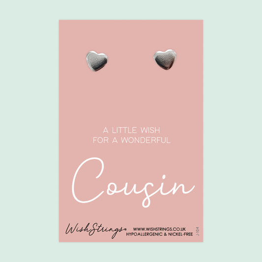 COUSIN - Heart Stud Earrings | J104