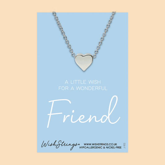 FRIEND - HEART NECKLACE - J105