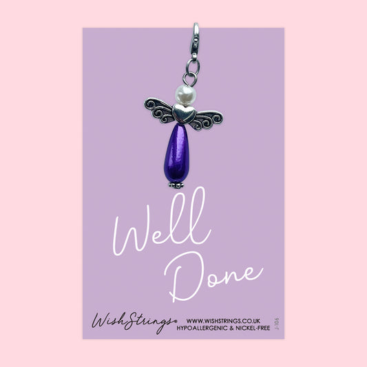 WELL DONE - Wish Angels, Clip on Keepsake | J106