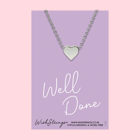 WELL DONE - HEART NECKLACE - J106