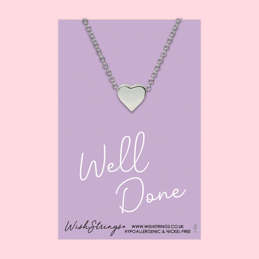 WELL DONE - Heart Necklace - J106