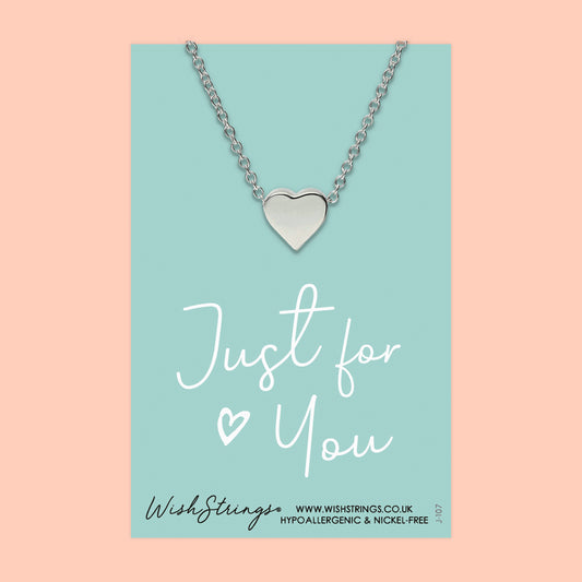 JUST FOR YOU - Heart Necklace - J107