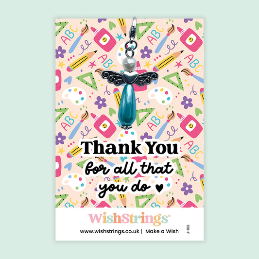 Thank You, for all you do - Wish Angels, Clip on Keepsake | J108