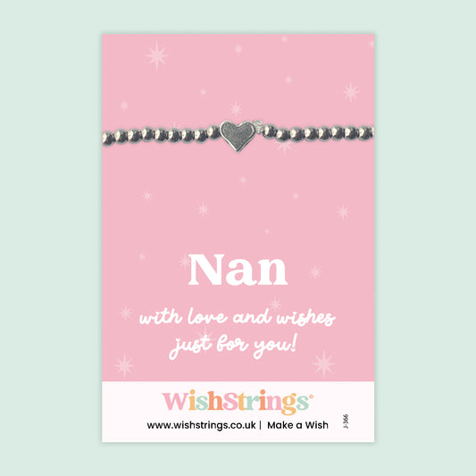 Nan - Heart Beaded Bracelet - J111