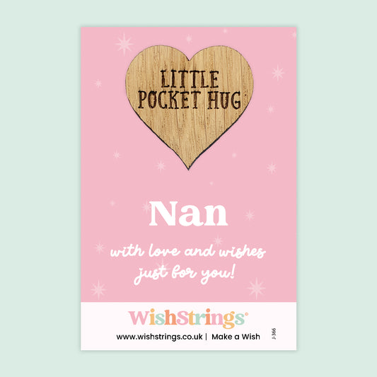 Nan - Oak Pocket Hug Token | J111