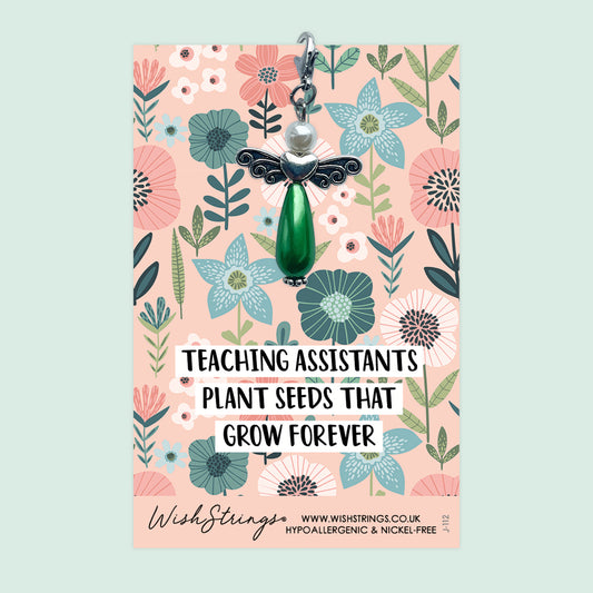 TEACHING ASSISTANTS PLANT SEEDS - Wish Angels, Clip on Keepsake | J112