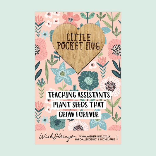 TEACHING ASSISTANTS PLANT SEEDS - Oak Pocket Hug Token | J112