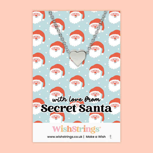 With Love from Secret Santa - Heart Necklace - J113 NEW