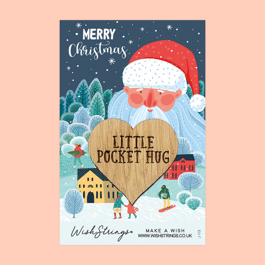 WINTER WONDERLAND - Oak Pocket Hug Token (J113)
