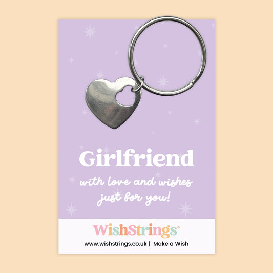 Girlfriend - Heart Keyring - J118