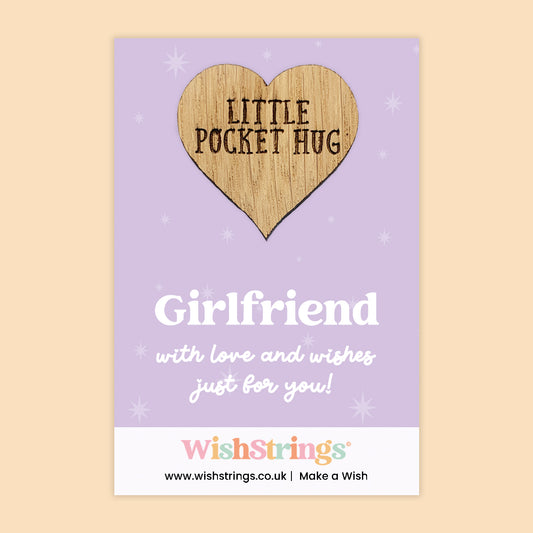 Girlfriend - Oak Pocket Hug Token | J118
