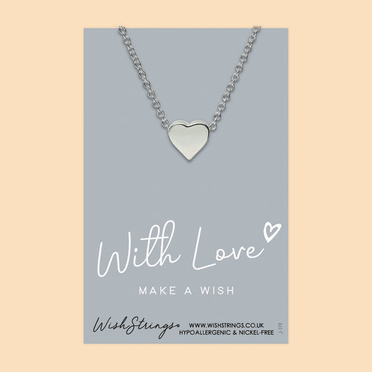 WITH LOVE - Heart Necklace - J119
