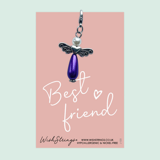 BEST FRIEND - Wish Angels, Clip on Keepsake | J120