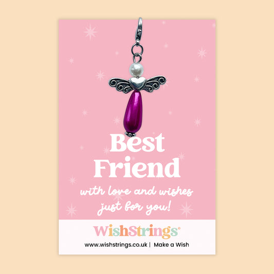 BEST FRIEND - Wish Angels, Clip on Keepsake | J120
