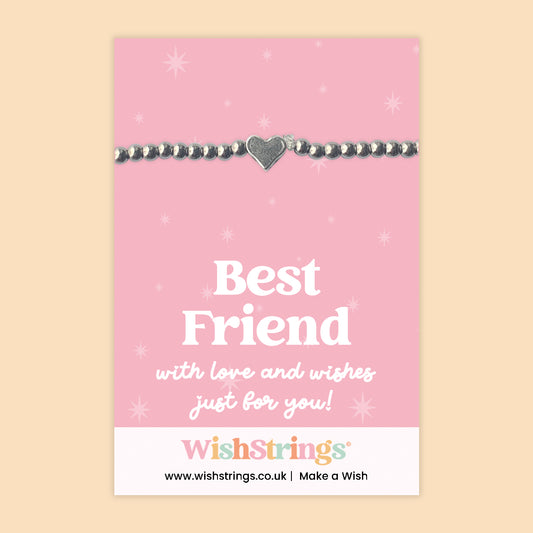 BEST FRIEND - Heart Beaded Bracelet - J120