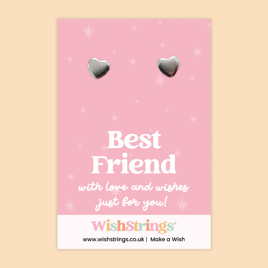 BEST FRIEND - Heart Stud Earrings | J120