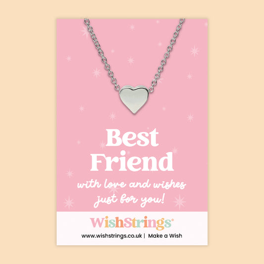 BEST FRIEND - Heart Necklace - J120