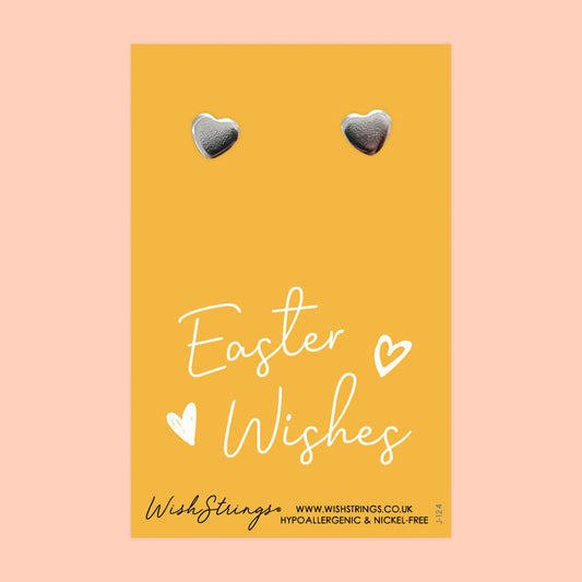 EASTER WISHES - Heart Stud Earrings | J124